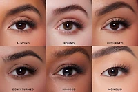 Faux cils à bande transparents