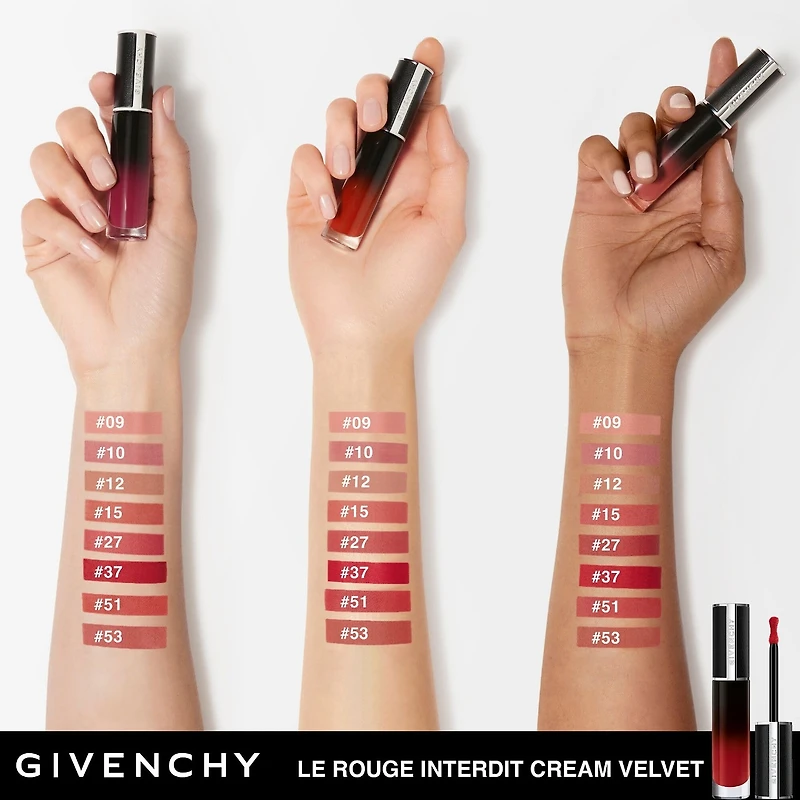 Rouge à lèvres crème et velours Le Interdit
