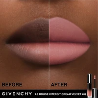 Rouge à lèvres crème et velours Le Interdit