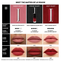 Rouge à lèvres crème et velours Le Interdit