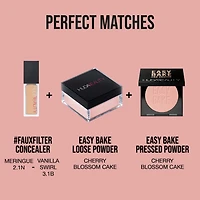 Poudre compacte illuminatrice et fixatrice sans talc Easy Bake and Snatch