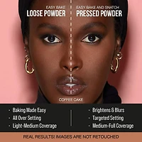 Poudre compacte illuminatrice et fixatrice sans talc Easy Bake and Snatch