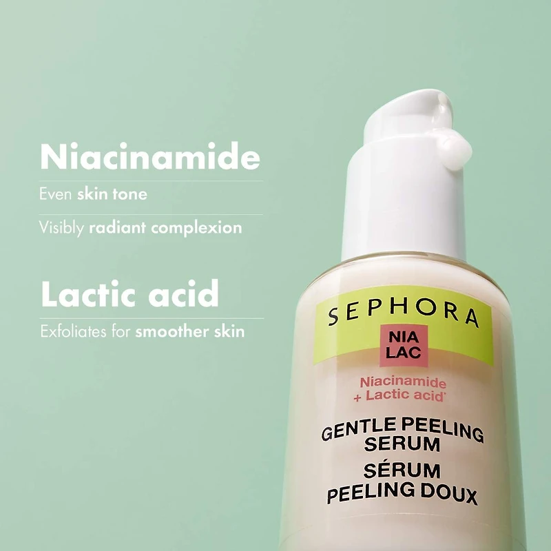 Gentle Exfoliating Peeling Serum with Niacinamide +  Lactic Acid