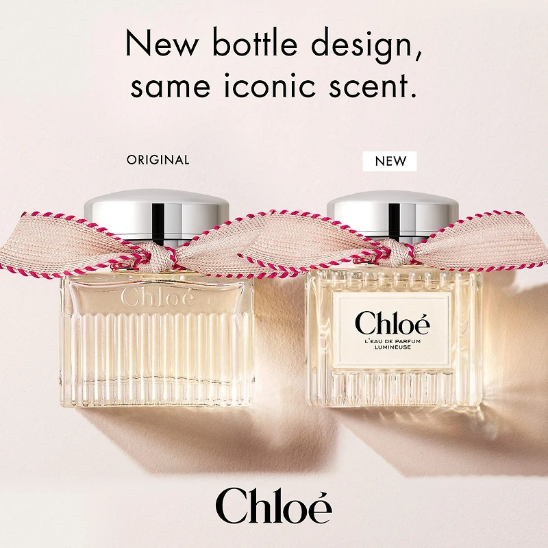 L’eau de parfum Lumineuse de Chloé avec parfum de jasmin et de vanille en vaporisateur de voyage