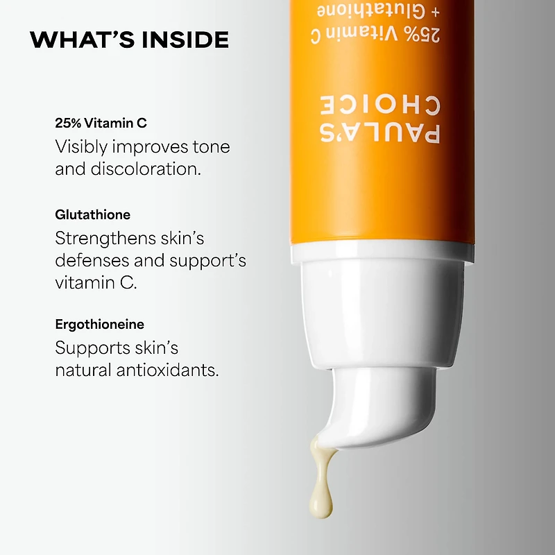 25% Vitamin C + Glutathione Clinical Serum for Brightening & Dark Spots