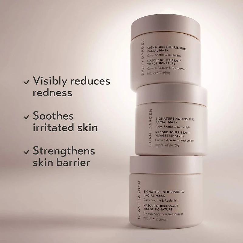 Masque nourrissant soin du visage avec squalane Signature