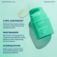 Gel à l’adapinoïde avec niacinamide et squalane acne+