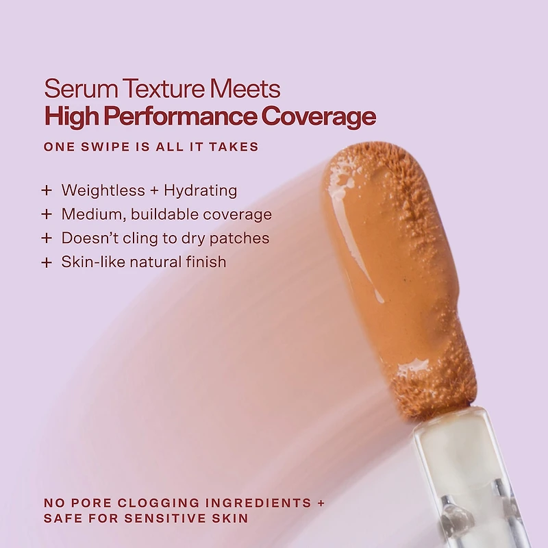 Swipe All-Over Hydrating Serum Concealer with 18-HR Wear