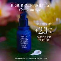 Sérum resurfaçant doux Lotus avec AHA
