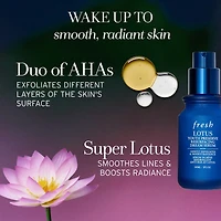 Sérum resurfaçant doux Lotus avec AHA