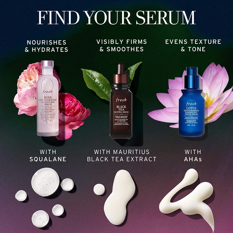 Sérum resurfaçant doux Lotus avec AHA