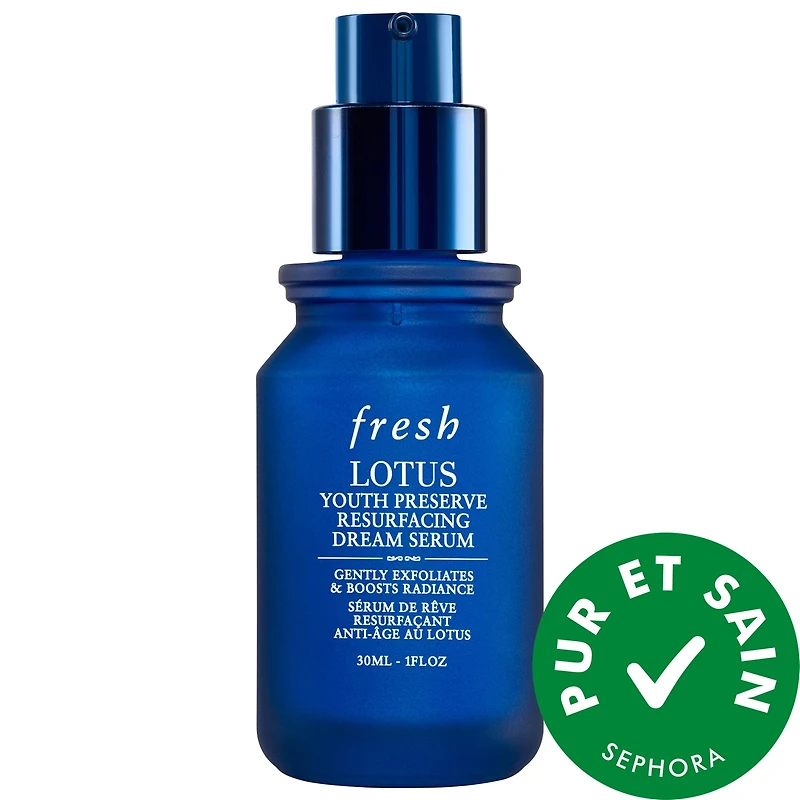 Sérum resurfaçant doux Lotus avec AHA