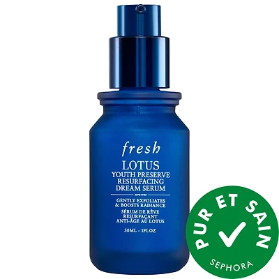 Sérum resurfaçant doux Lotus avec AHA