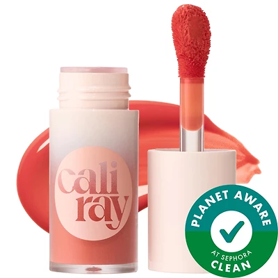 caliray Socal Superbloom Lip and Cheek Dewy Gloss + Blush Tint 0.19 oz / 5.6 mL