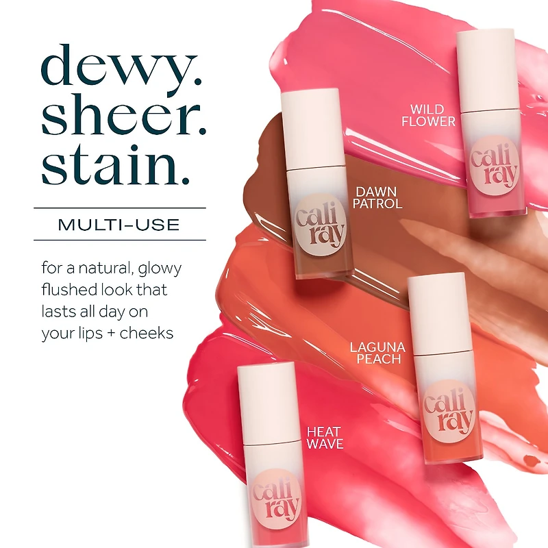 Socal Superbloom Lip and Cheek Dewy Gloss + Blush Tint