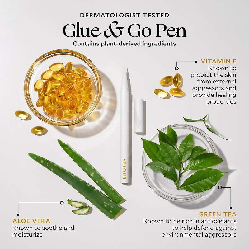 Crayon adhésif pour cils Glue & Go