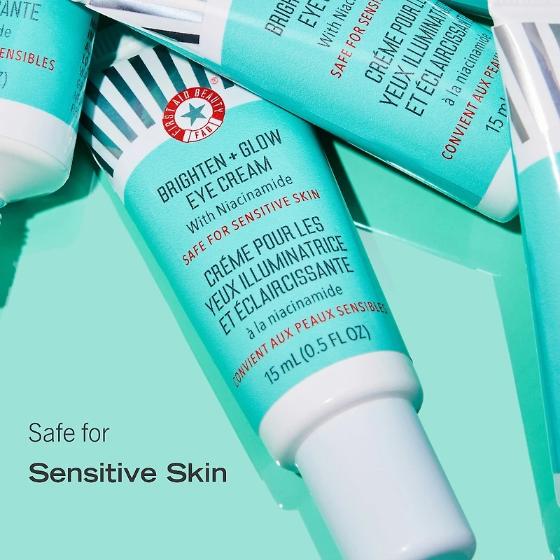 Crème contour des yeux illuminatrice et éclat avec niacinamide