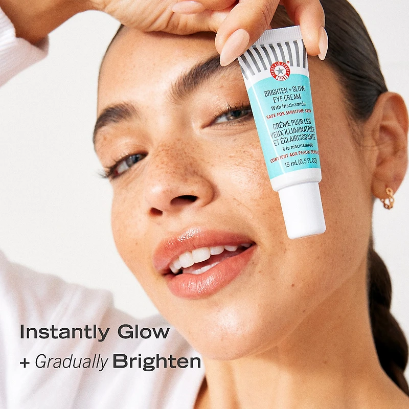 Crème contour des yeux illuminatrice et éclat avec niacinamide