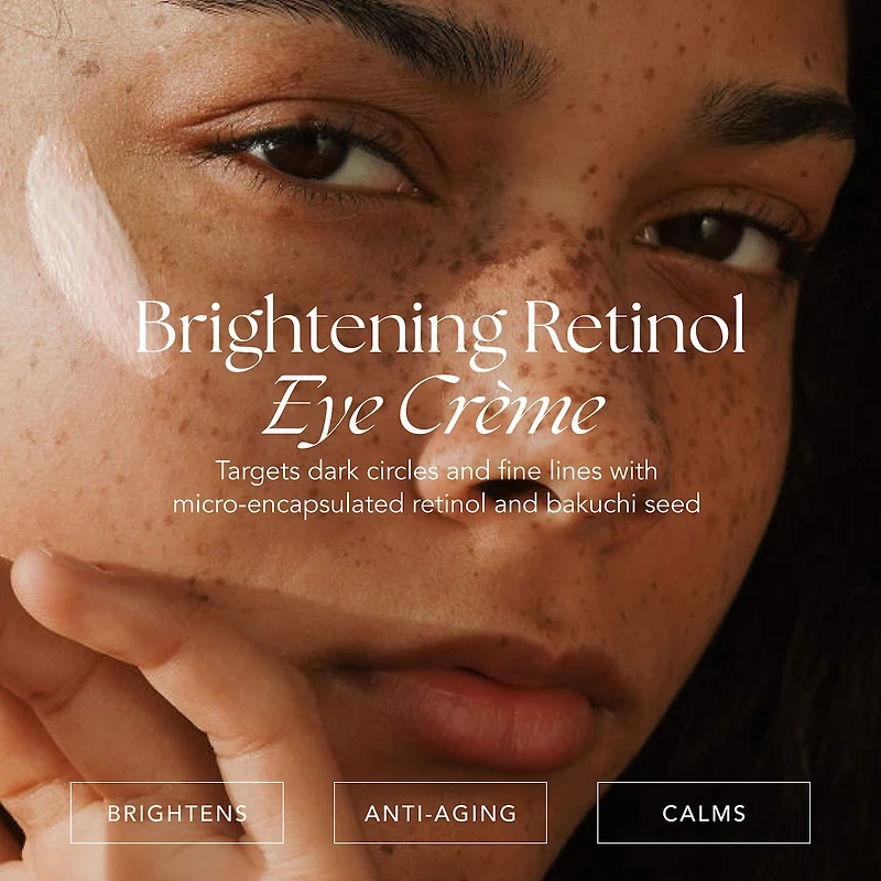 Brightening Retinol Eye Creme for Fine Lines & Dark Circles with Bakuchiol