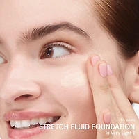 Stretch Fluid Foundation for Buildable Coverage