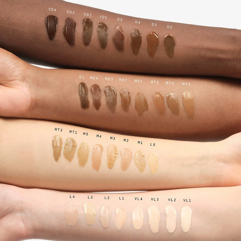 Stretch Fluid Foundation for Buildable Coverage