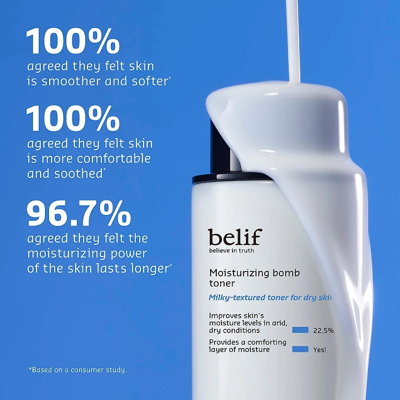 Lotion tonique hydratante Bomb avec céramides