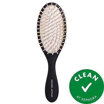 Crown Affair The Wooden Detangling Hair Brush No. 002 for All Hair Types