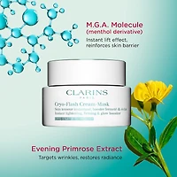 Effet rehaussant instantané Cryo-Flash et masque pour le visage qui stimule l’éclat