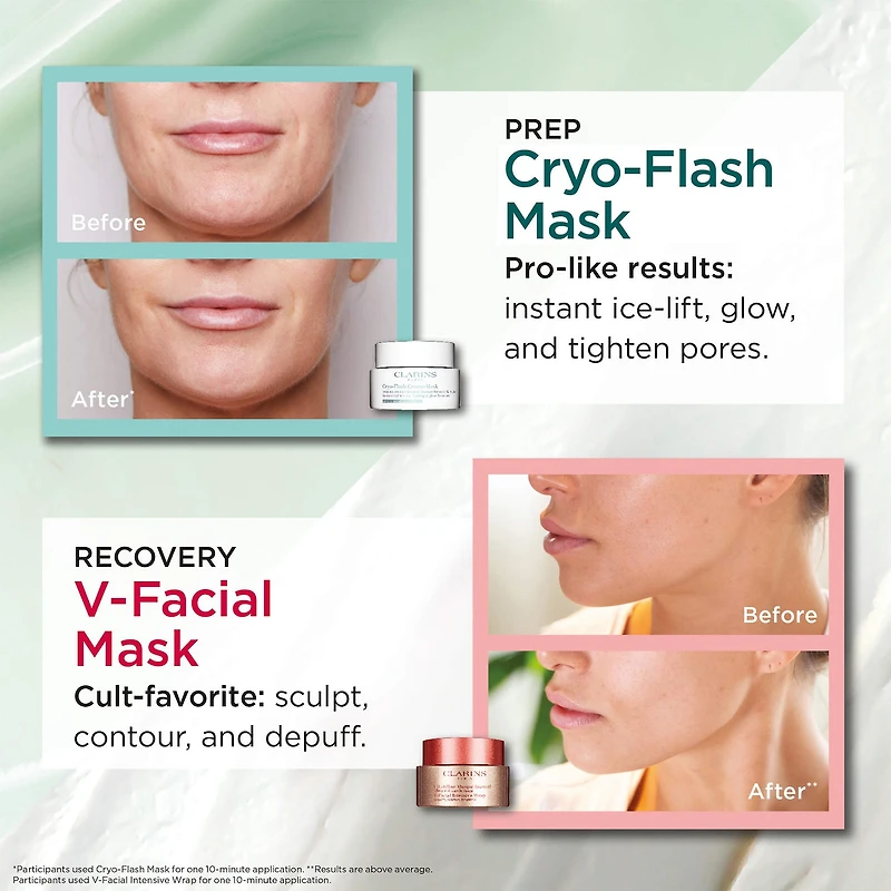 Cryo-Flash Instant Lift Effect & Glow Boosting Face Mask