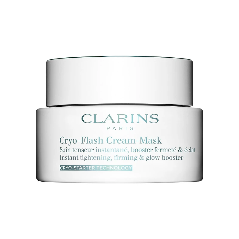 Effet rehaussant instantané Cryo-Flash et masque pour le visage qui stimule l’éclat