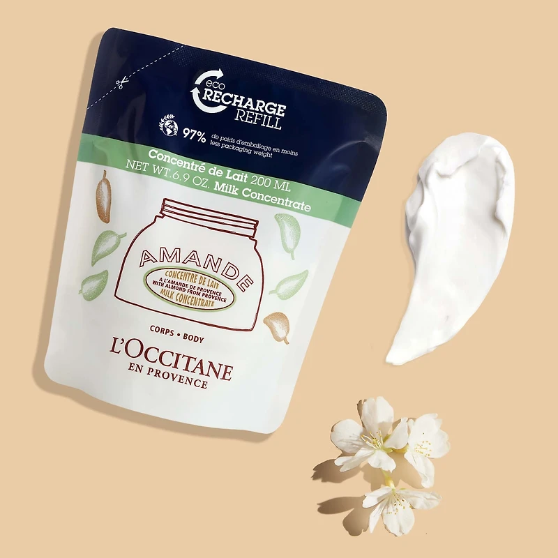 hydratant concentré pour le corps au lait d’amande