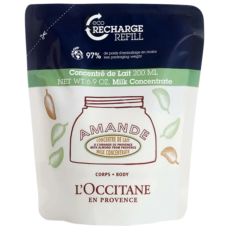 hydratant concentré pour le corps au lait d’amande