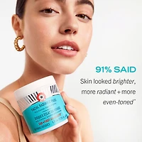 Disques exfoliants éclat du visage aux acides glycolique et lactique avec AHA