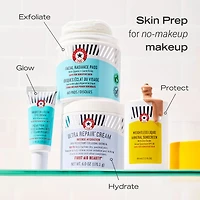 Disques exfoliants éclat du visage aux acides glycolique et lactique avec AHA