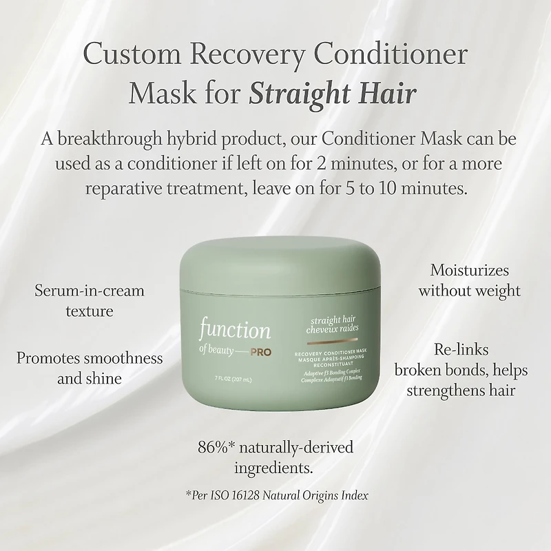 Masque revitalisant personnalisé Bond Repair pour cheveux raides et endommagés