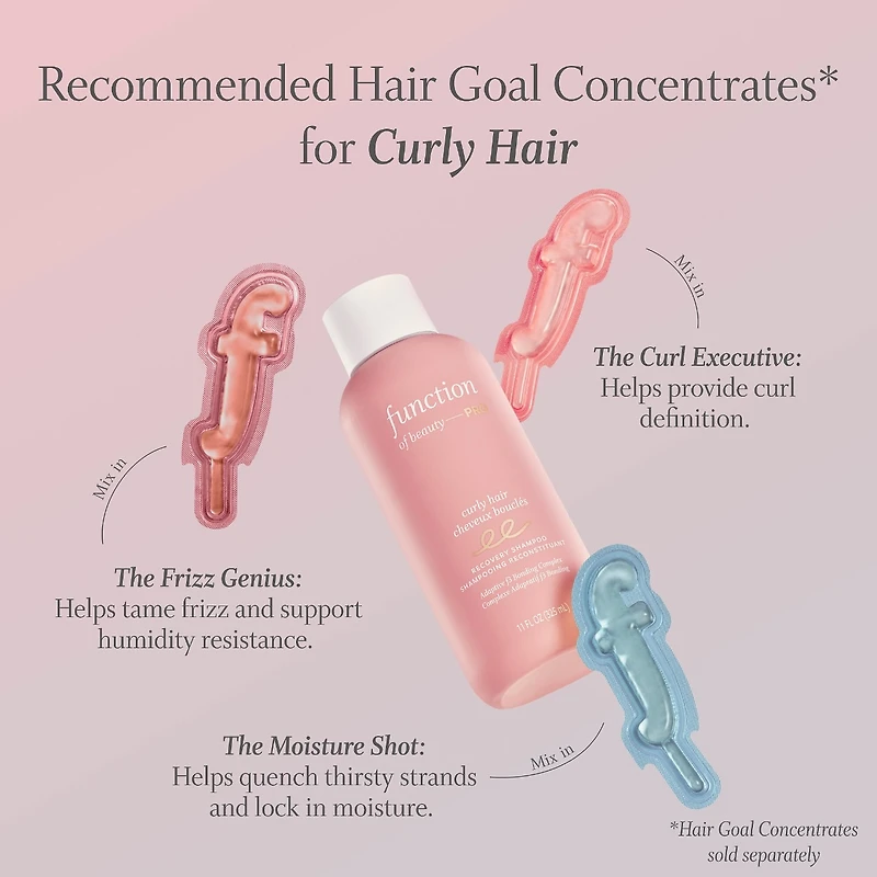 Shampoing personnalisé Bond Repair pour cheveux bouclés et endommagés
