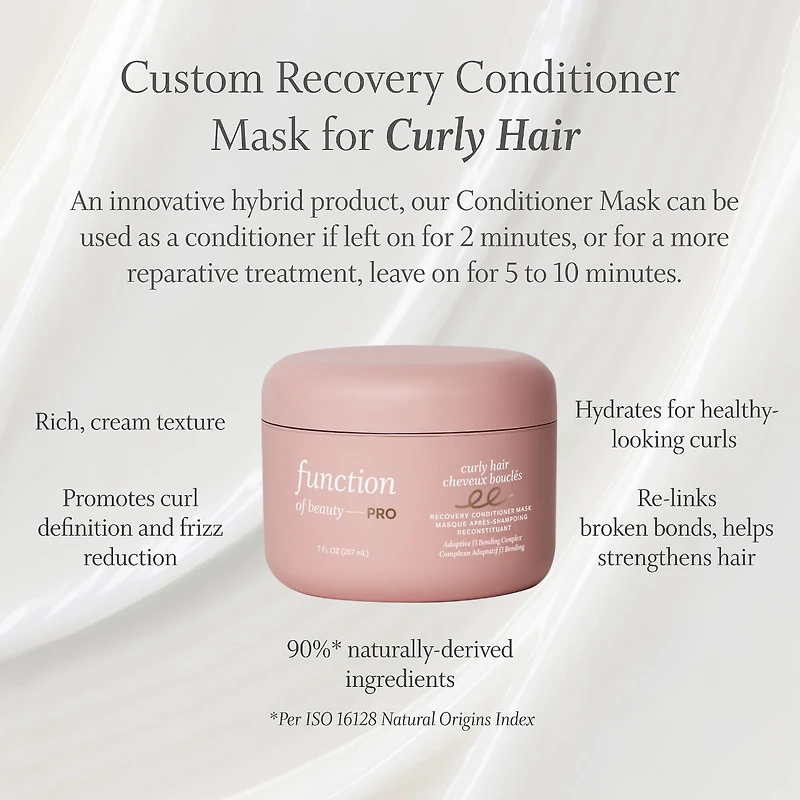 Masque revitalisant sur mesure Bond Repair pour cheveux bouclés et endommagés
