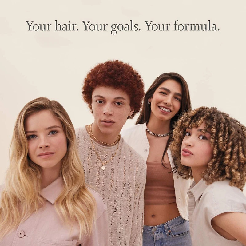 Shampooing personnalisé Mini Bond Repair pour cheveux ondulés et endommagés