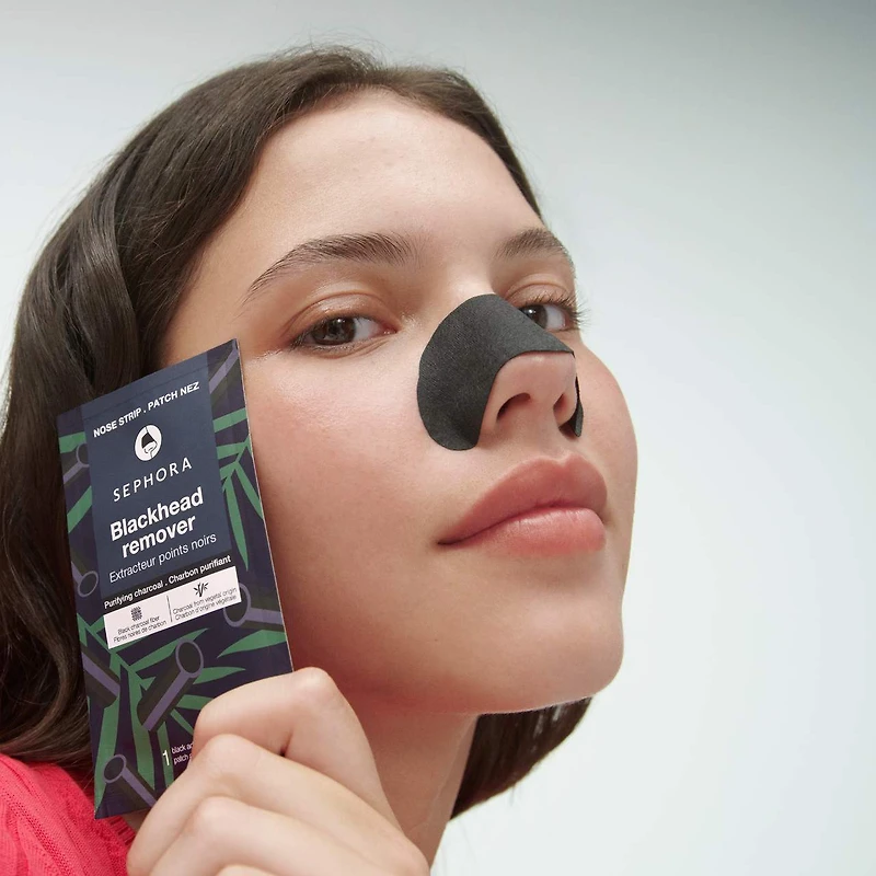 Bande de pores pour le nez au charbon purifiant 