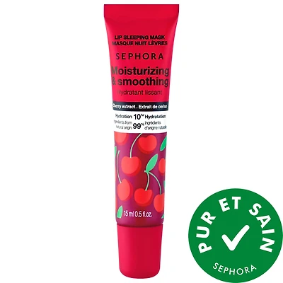 Masque de nuit nourrissant pour les lèvres en Cherry + Vanilla