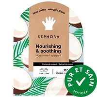 Masque hydratant pour les mains à la noix de coco et mangue