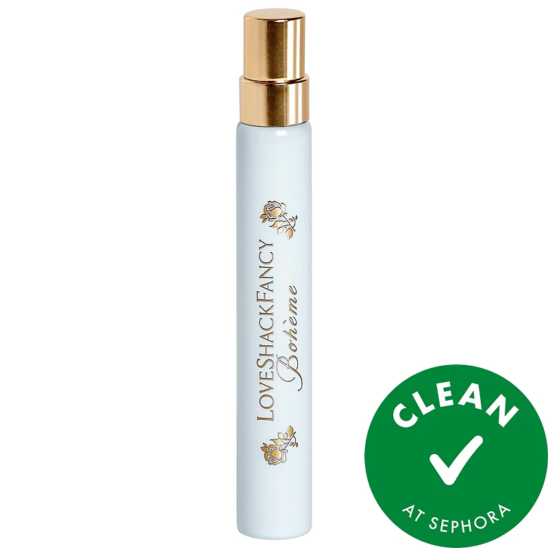 LoveShackFancy Bohème Eau de Parfum with Peony Travel Spray 0.34 oz / 10 mL