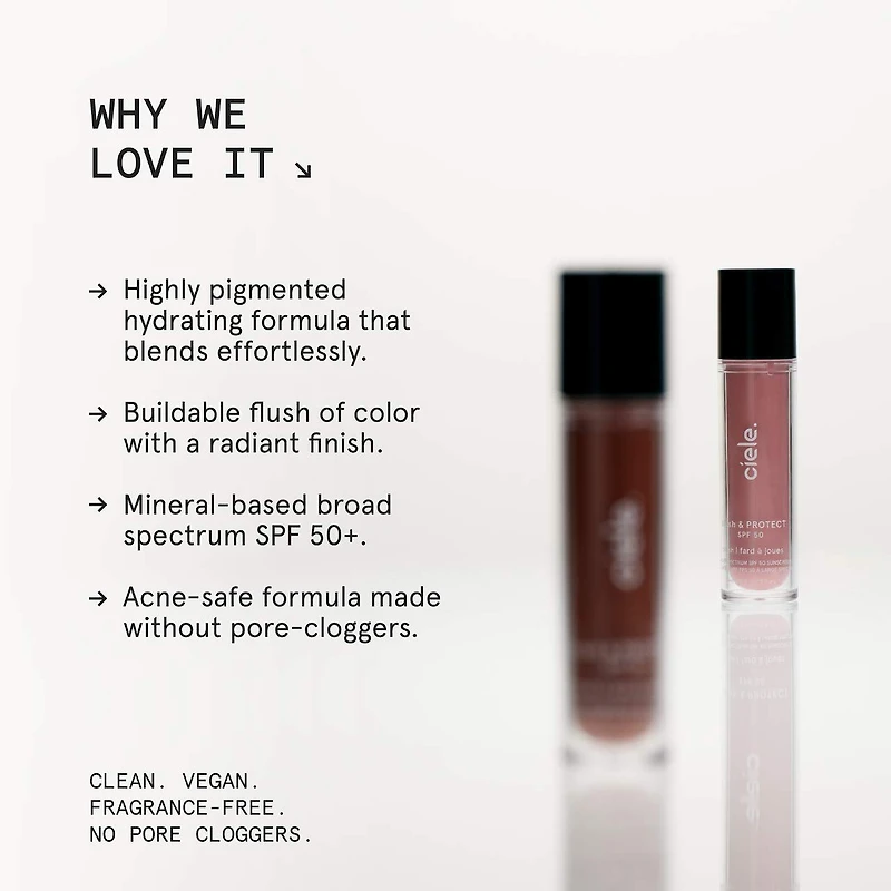 blush & PROTECT SPF 50+ liquid