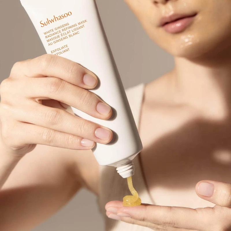 Masque affinant éclat au ginseng blanc