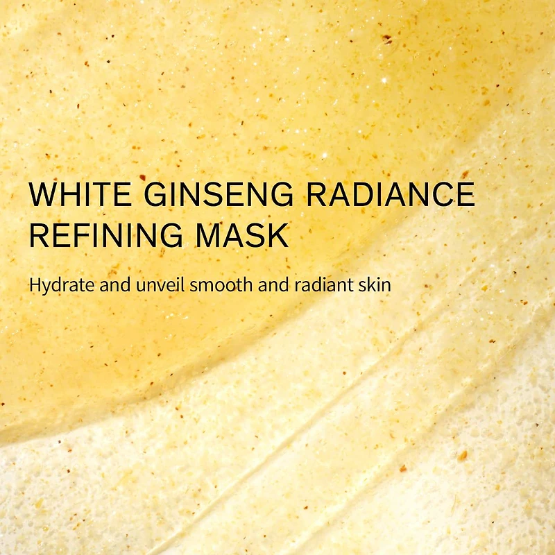 Masque affinant éclat au ginseng blanc