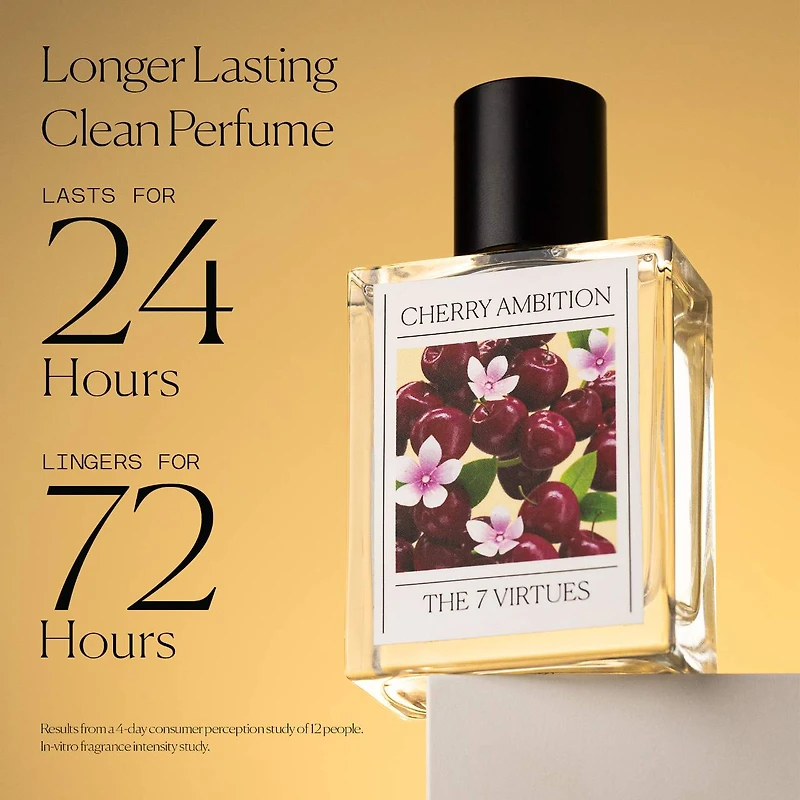 Eau de parfum Cherry Ambition avec guimauves