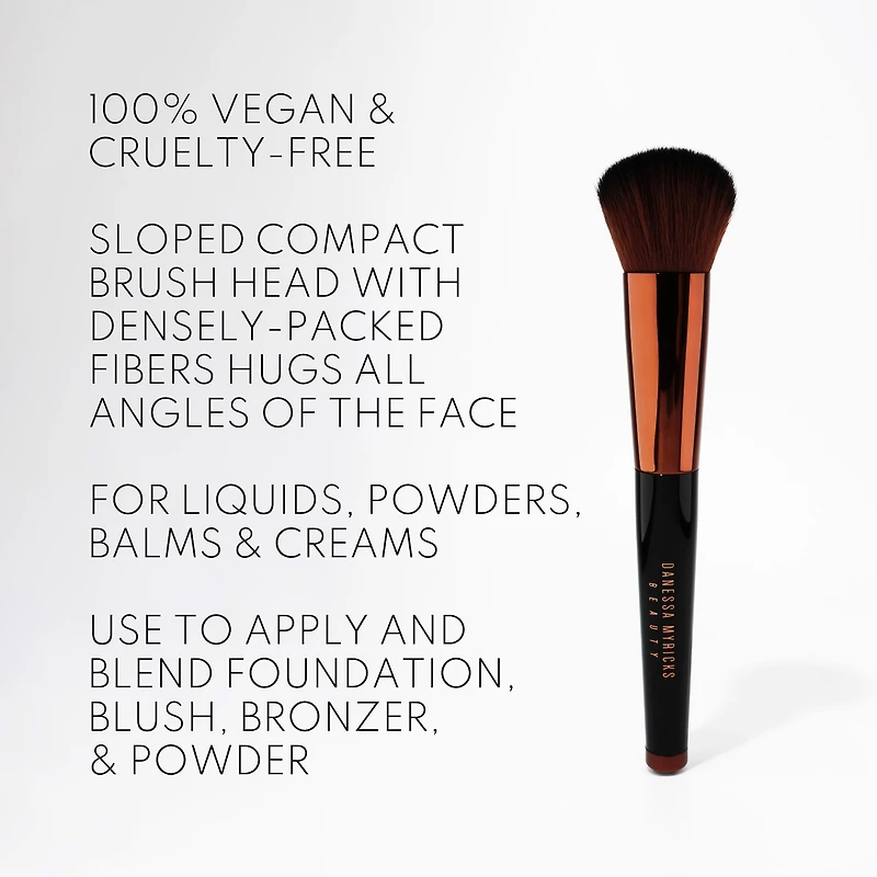 Yummy Face 1.0 All Over Complexion Brush - For Foundation, Blush, Bronzer & Powder