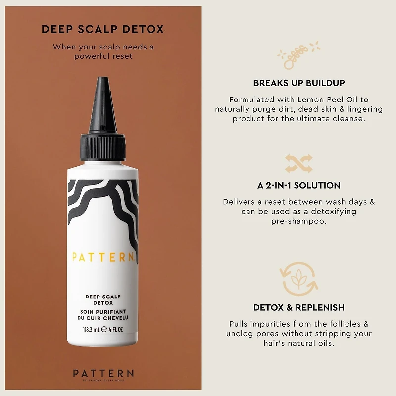 Sérum nettoyant pour cheveux 2-en-1 Deep Scalp Detox