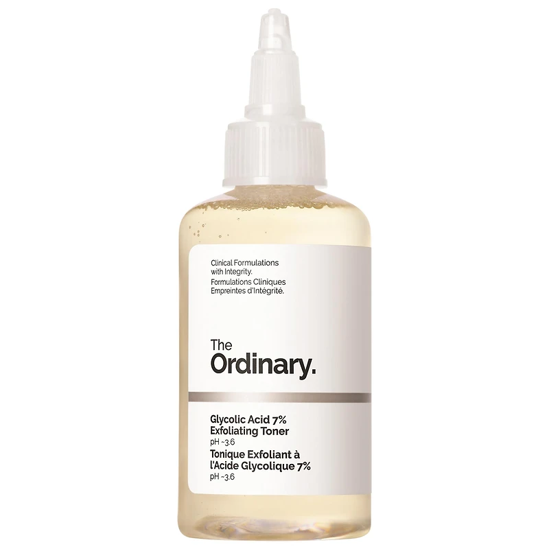 Lotion tonique quotidienne exfoliante et illuminante à 7 % d’acide glycolique