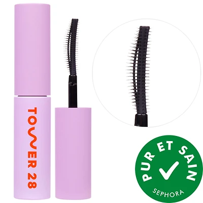 Tower 28 Beauty Minimascara volume et allongeant MakeWaves Jet 0.17 oz